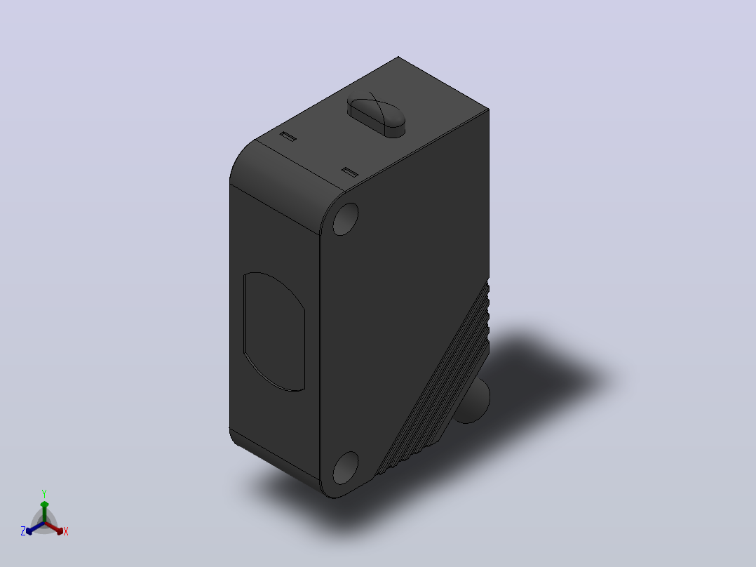 E3Z-T61A投光器[E3Z-T61A投光器]欧姆龙光电传感器正等轴测图