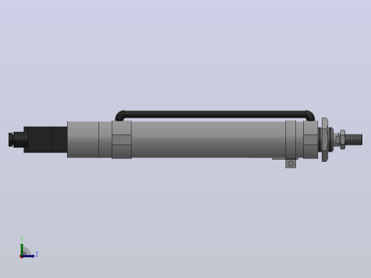 10Y-1K系列小型气缸(带阀带开关型)[10Y-1KSD50N200A8K1SD]左视缩略图