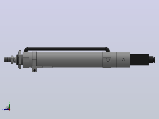 10Y-1K系列小型气缸(带阀带开关型)[10Y-1KSD50N200A8K1SD]右视缩略图