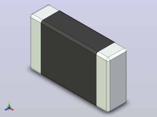 87x 片式电阻器封装 （SMD）RESC2012X50N正等轴测缩略图