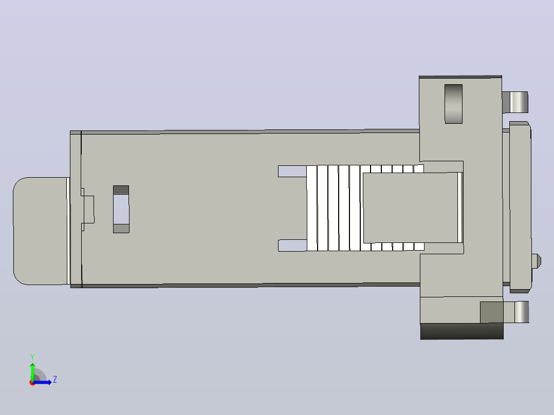 NJJ5-L电子式累时器三维模型202012左视图