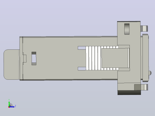 NJJ5-L电子式累时器三维模型202012左视缩略图