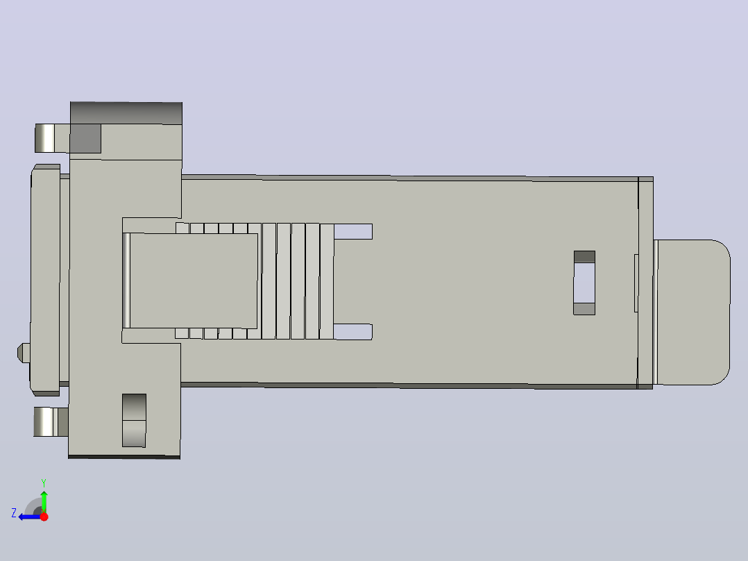 NJJ5-L电子式累时器三维模型202012右视图
