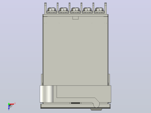 NJJ5-L电子式累时器三维模型202012俯视缩略图