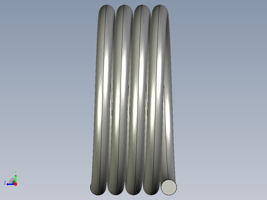 扭转弹簧torsion_spring_t015-180-109-x-l右视图