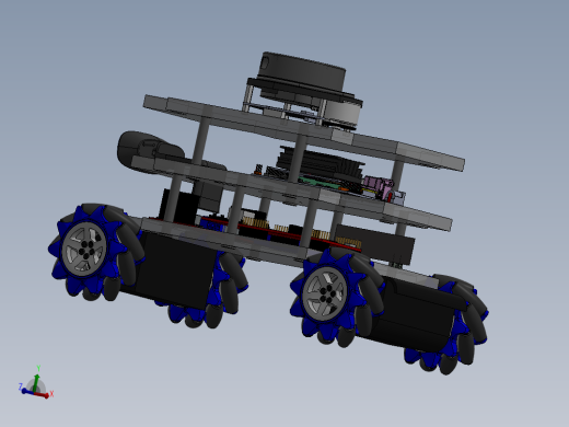 麦克纳姆轮小车sw2020可编辑