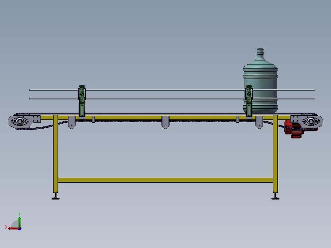 【H59】【STP】【转】塑胶链传送机后视图