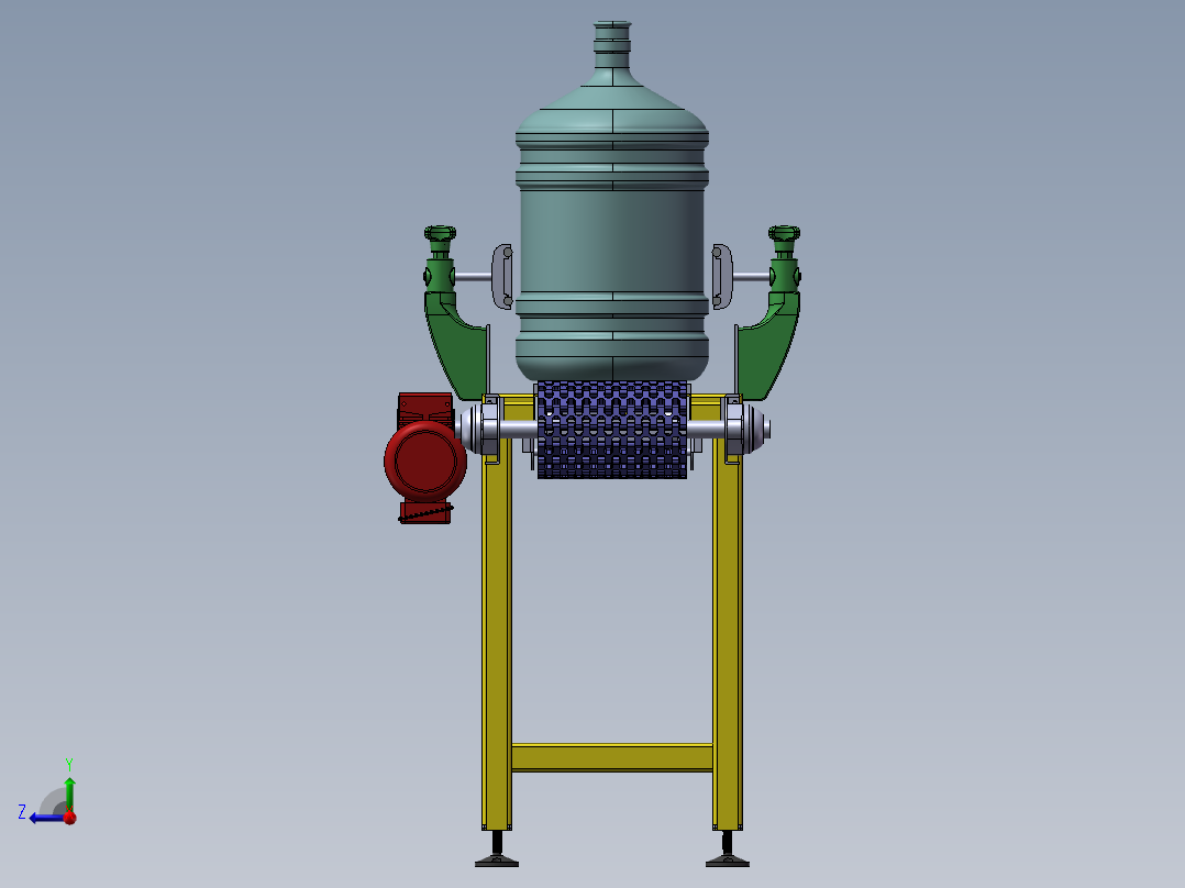 【H59】【STP】【转】塑胶链传送机右视图