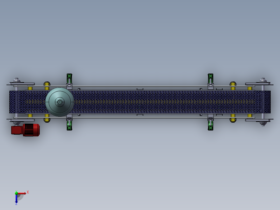 【H59】【STP】【转】塑胶链传送机俯视图
