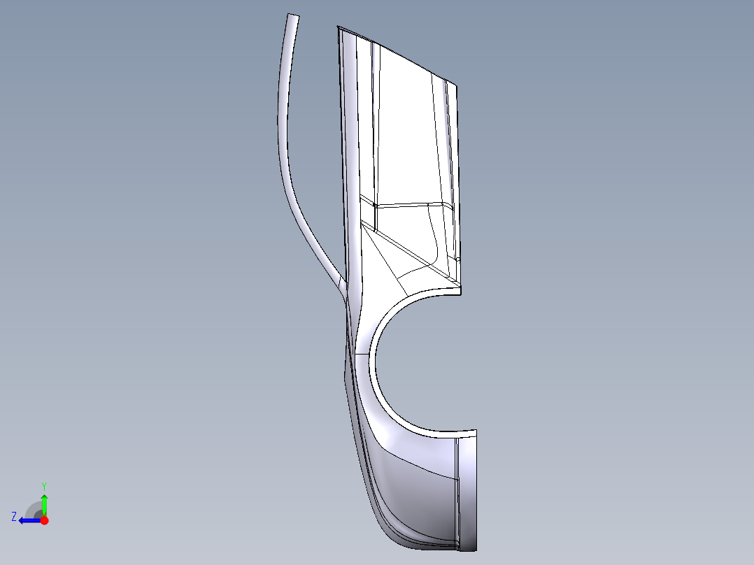 奥迪汽车右视图