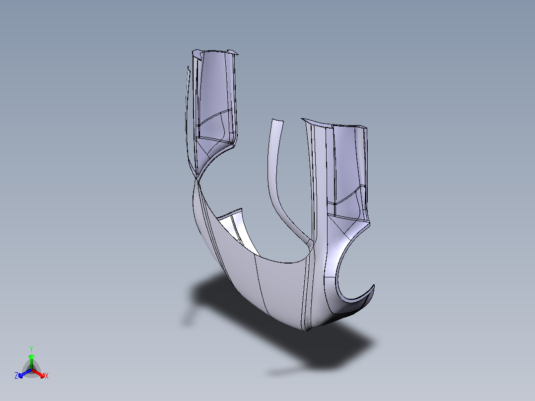 奥迪汽车正等轴测图