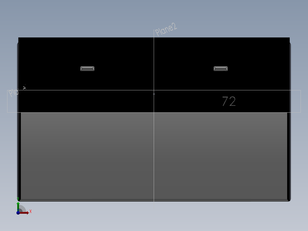 solidworks 空调前视图