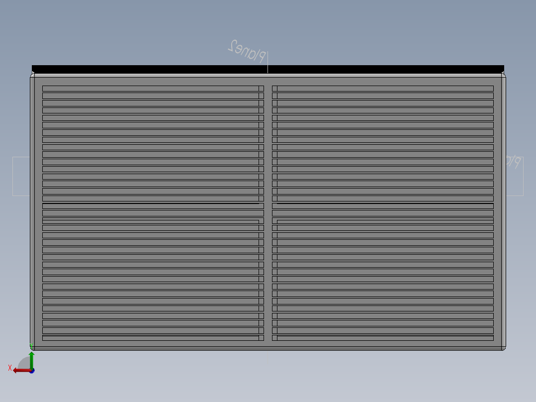 solidworks 空调后视图