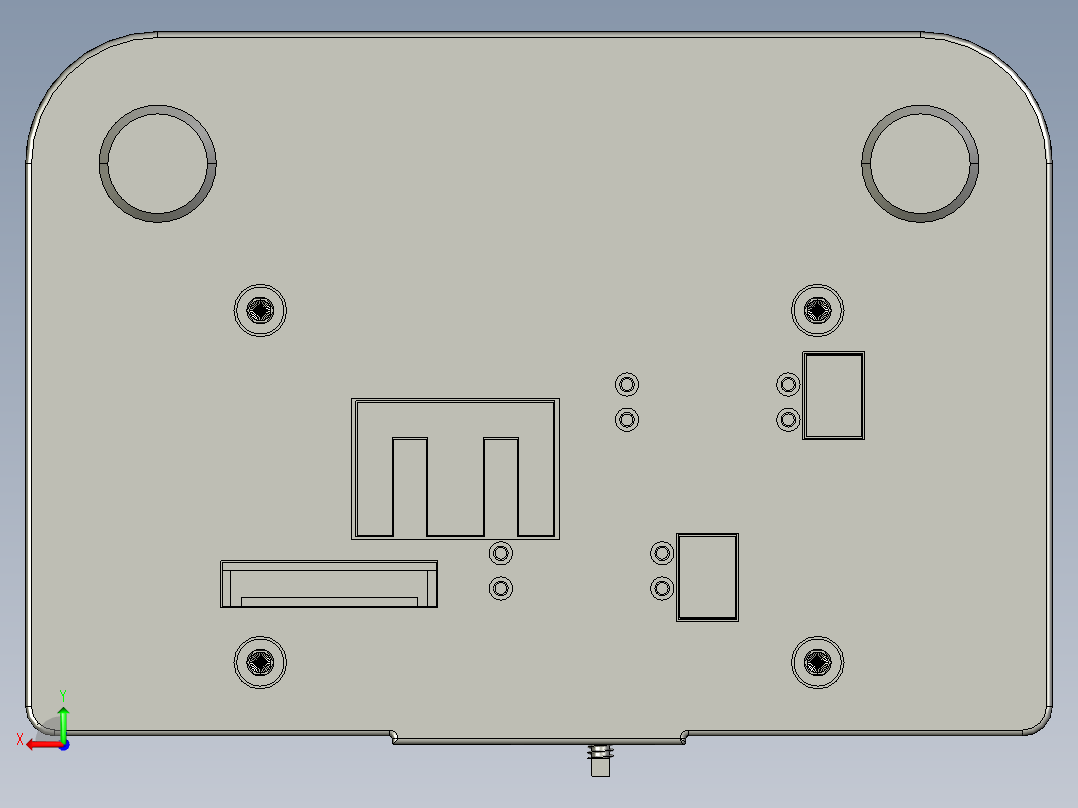 变压器铁心级进模设计后视图