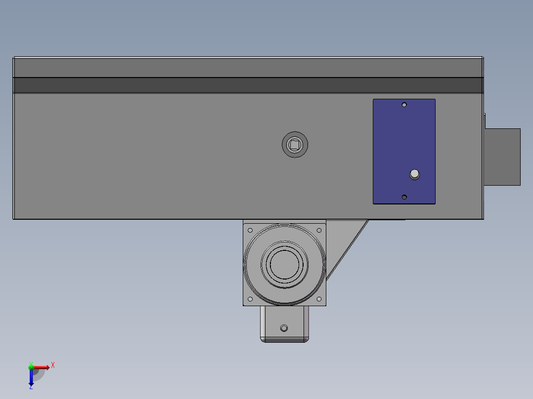 流水线ICT前接驳台3D图纸俯视图