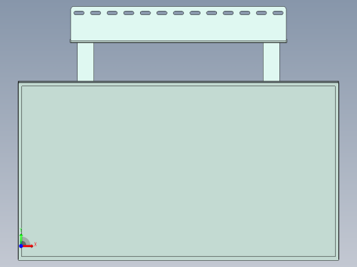 可调整拆卸式LCD屏支架前视缩略图