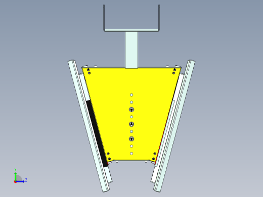 可调整拆卸式LCD屏支架左视缩略图