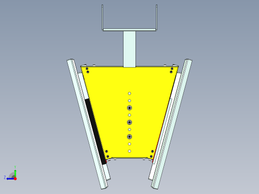 可调整拆卸式LCD屏支架右视缩略图