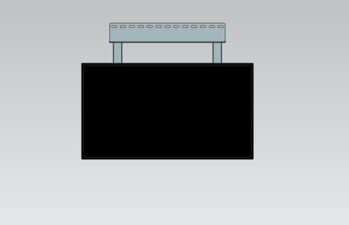可调整拆卸式LCD屏支架