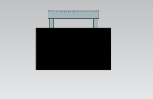 可调整拆卸式LCD屏支架缩略图