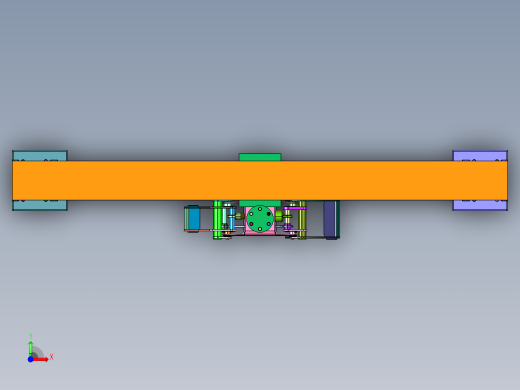 油桶卧式搬运龙门吊前视缩略图