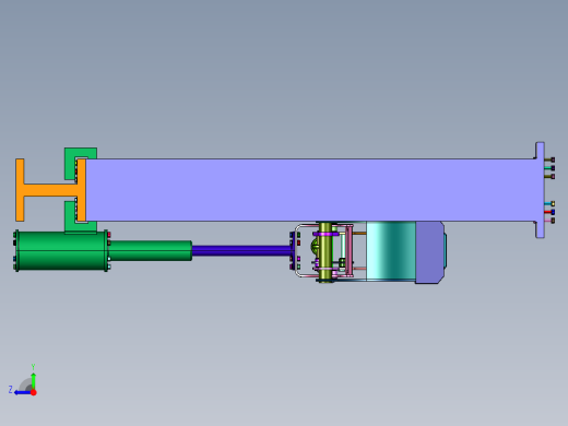 油桶卧式搬运龙门吊右视缩略图