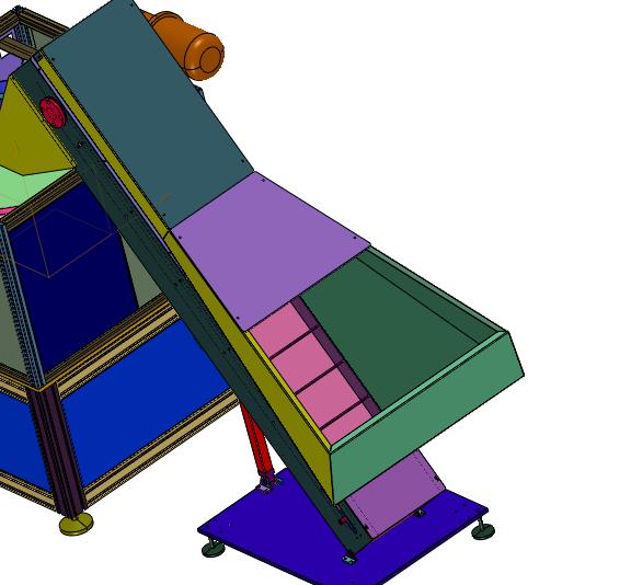 一体式振动盘料仓供料机构