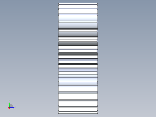 正齿轮压力角20 -16dp-20pa-32t spur gear左视缩略图