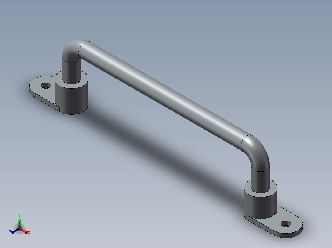 把手正等轴测图