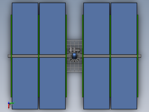 光伏双轴跟踪器前视缩略图