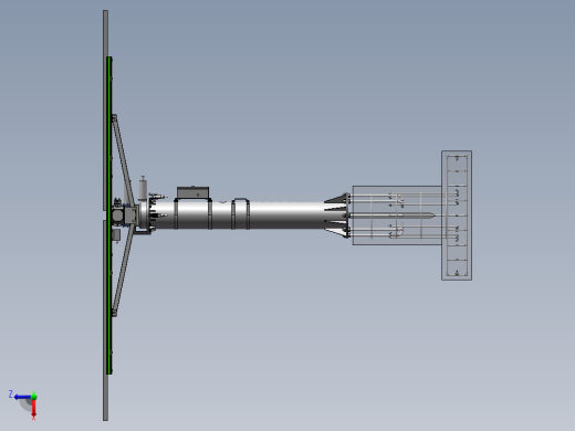 光伏双轴跟踪器右视缩略图