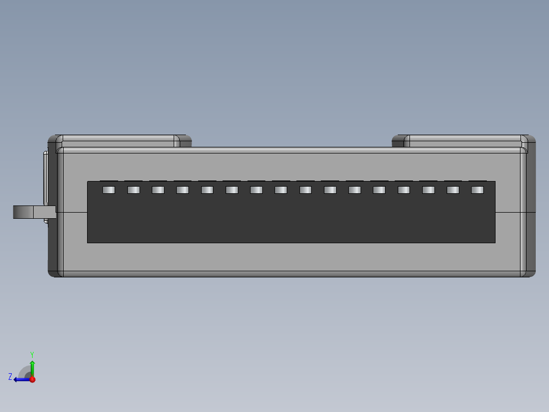 NI USB-6009 数据采集器模型右视图