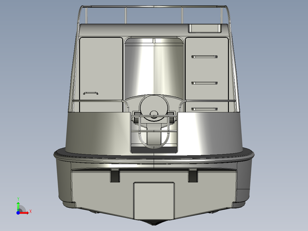Jet Capsule小游艇造型前视图