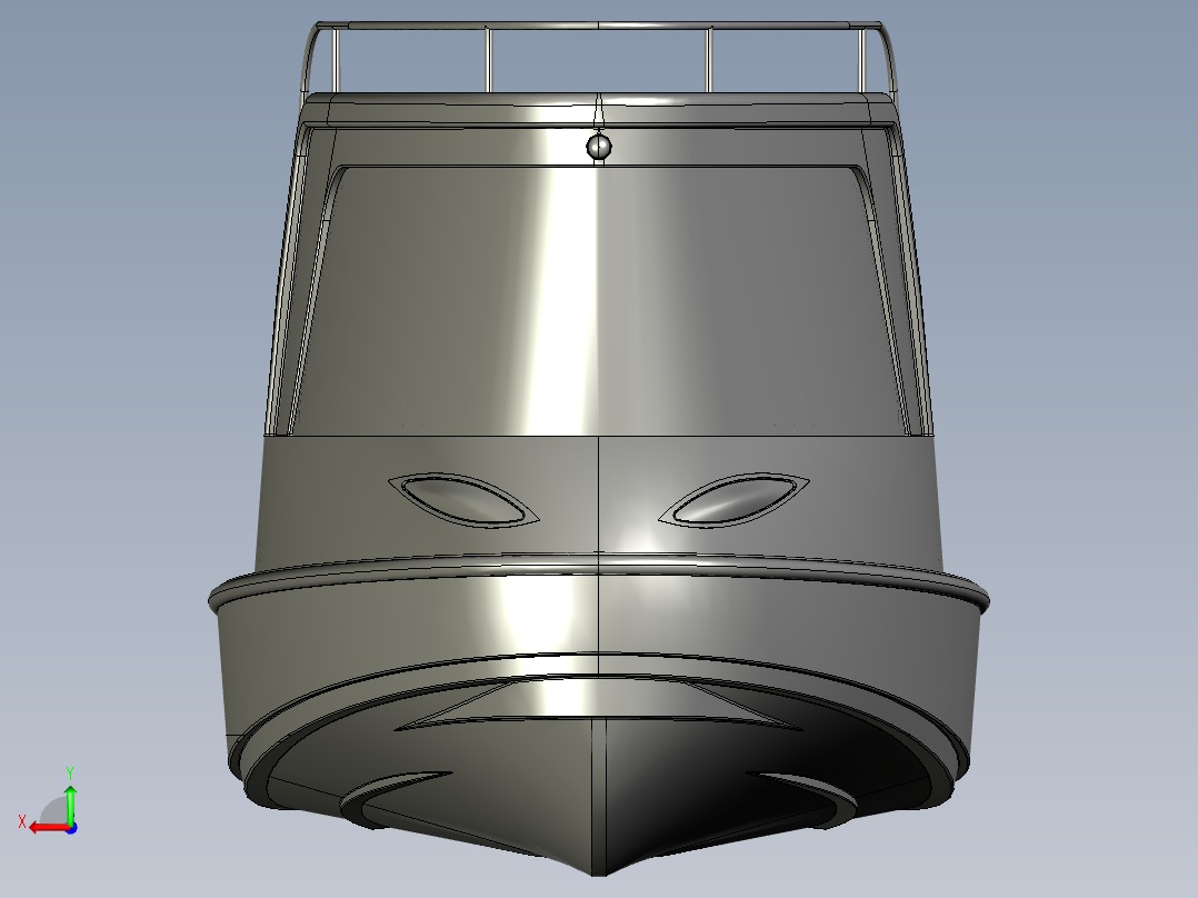 Jet Capsule小游艇造型后视图