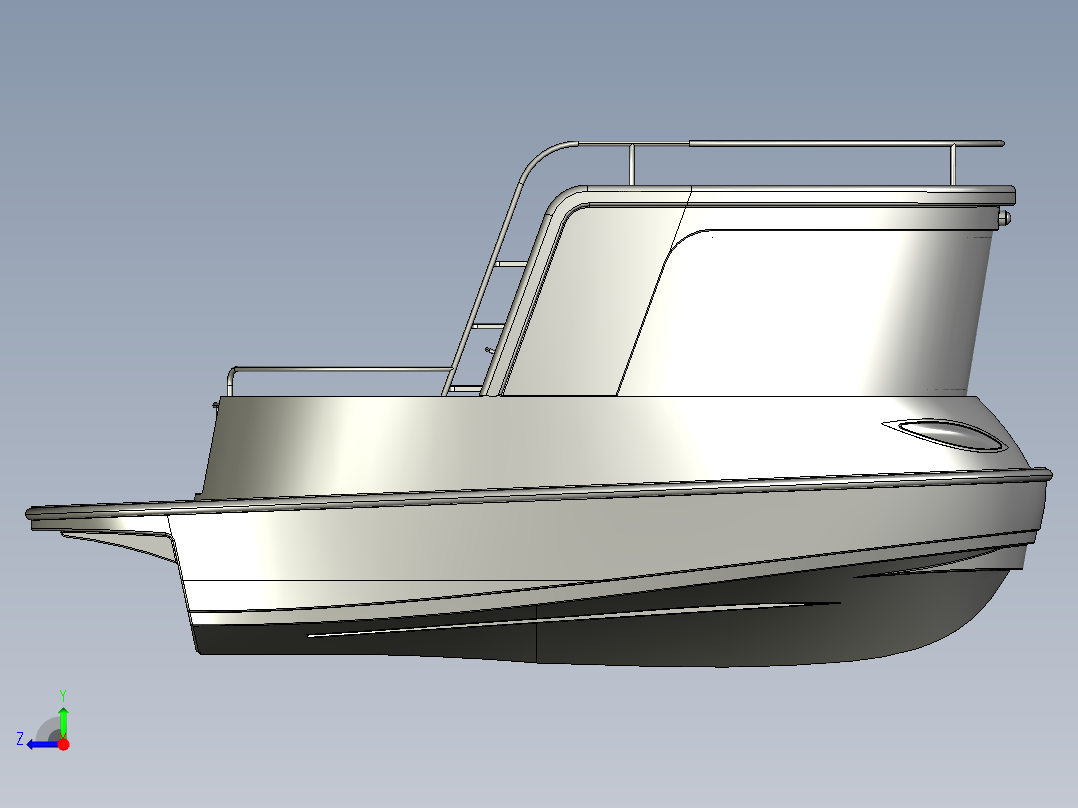 Jet Capsule小游艇造型右视图