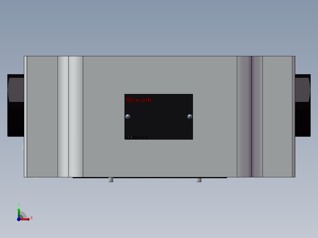 力士乐液压阀-Z2S_16-1-5X叠加式液控单向阀前视图