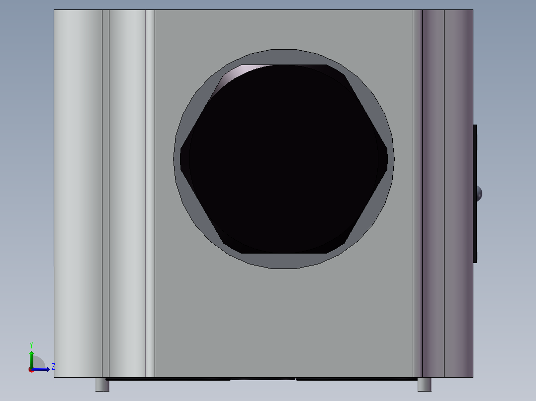 力士乐液压阀-Z2S_16-1-5X叠加式液控单向阀左视图
