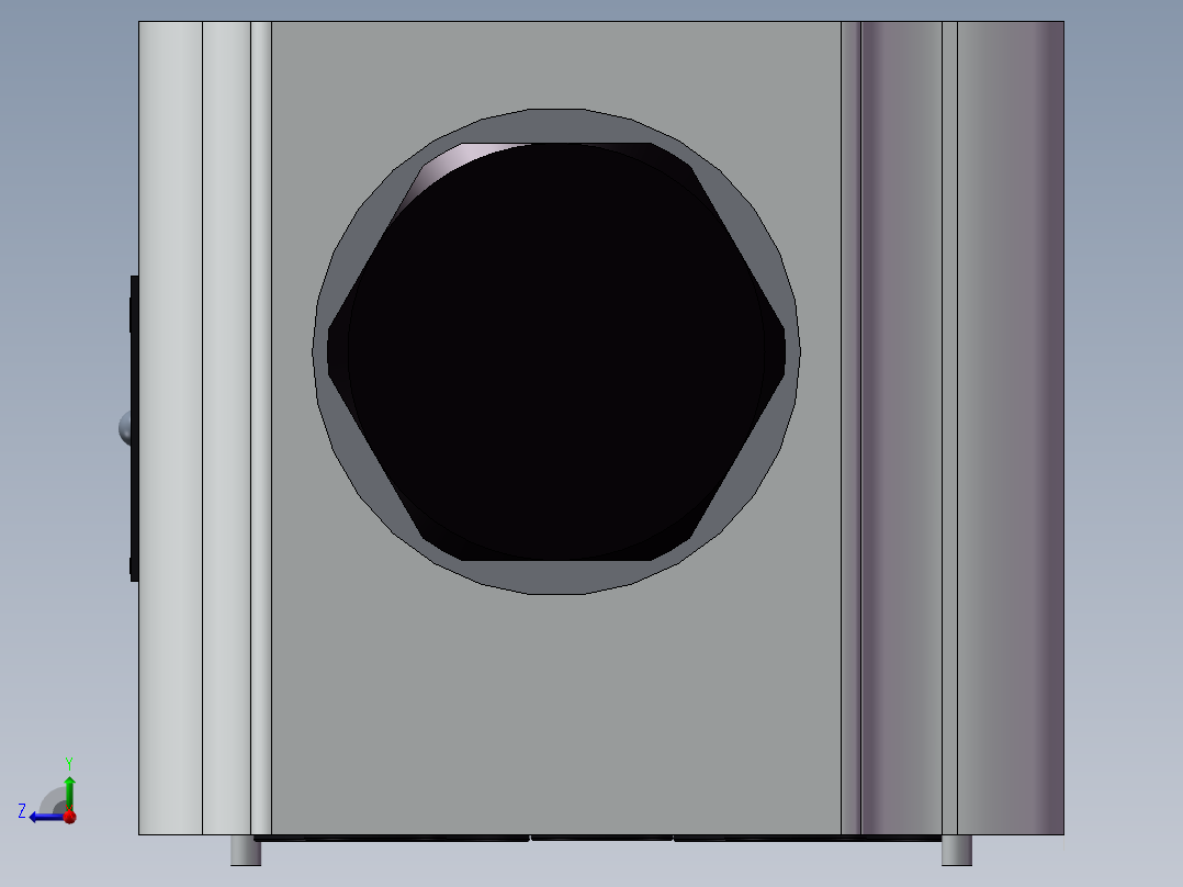 力士乐液压阀-Z2S_16-1-5X叠加式液控单向阀右视图