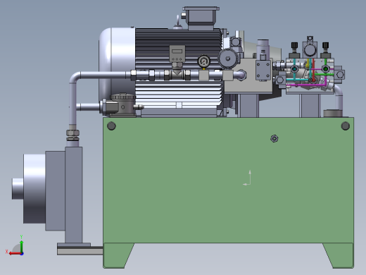 试验台液压站后视缩略图