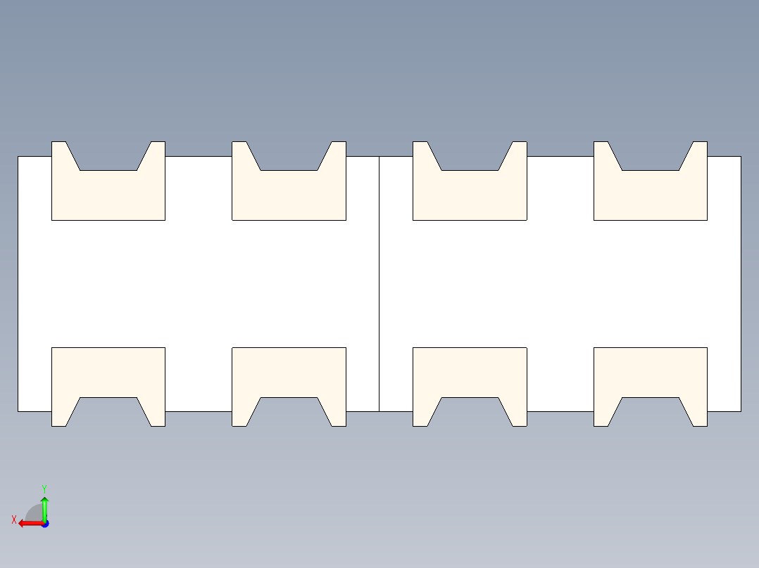 电阻阵列SMD 0805 2x和4x后视图