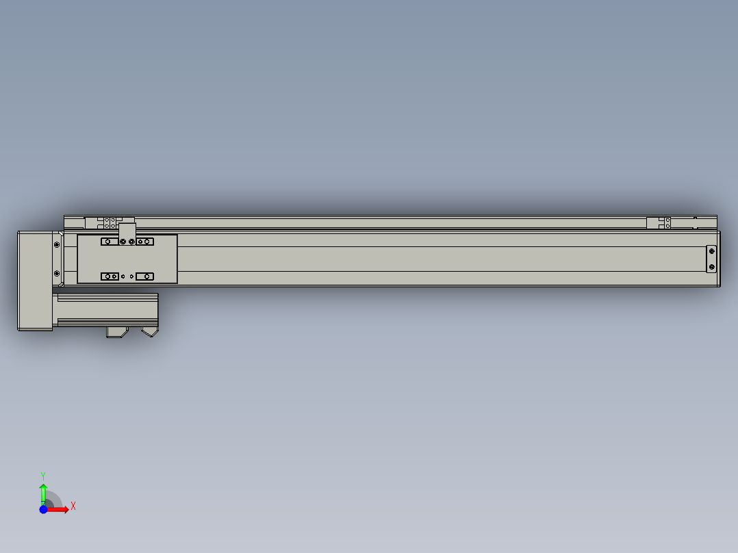 VF丝杆传动-一般环境VT6-S600-BL前视图