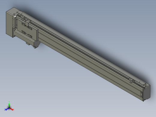VF丝杆传动-一般环境VT6-S600-BL正等轴测缩略图