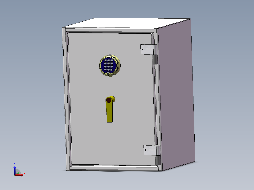 282018防火保险柜主视图