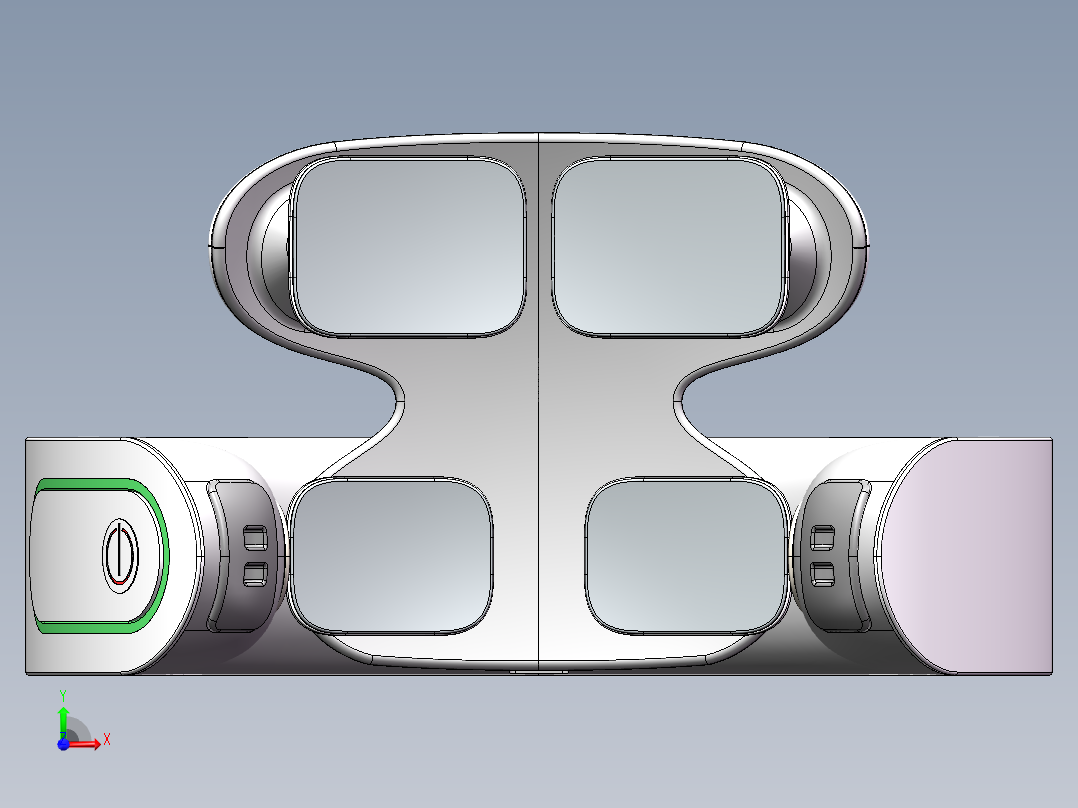 手自一体颈椎按摩器200前视图