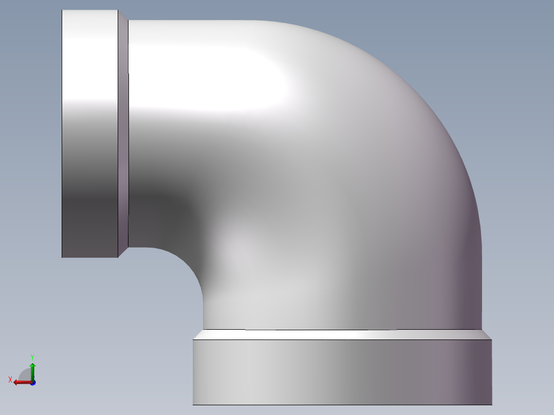弯头-异径内丝 DN20-DN15后视图