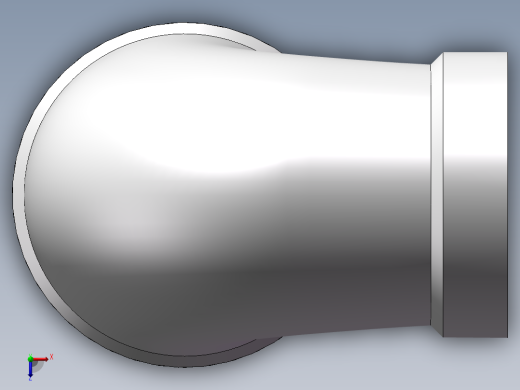 弯头-异径内丝 DN20-DN15俯视缩略图