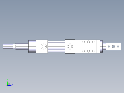 德克斯TUNKERS气缸数模SZK63 T12 A12 Z左视缩略图
