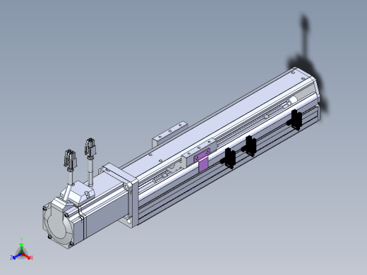 东锦丝杆传动-直线滑台模组DH60-L10-S150-BC-T400-C3