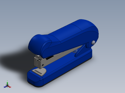 订书机正等轴测缩略图