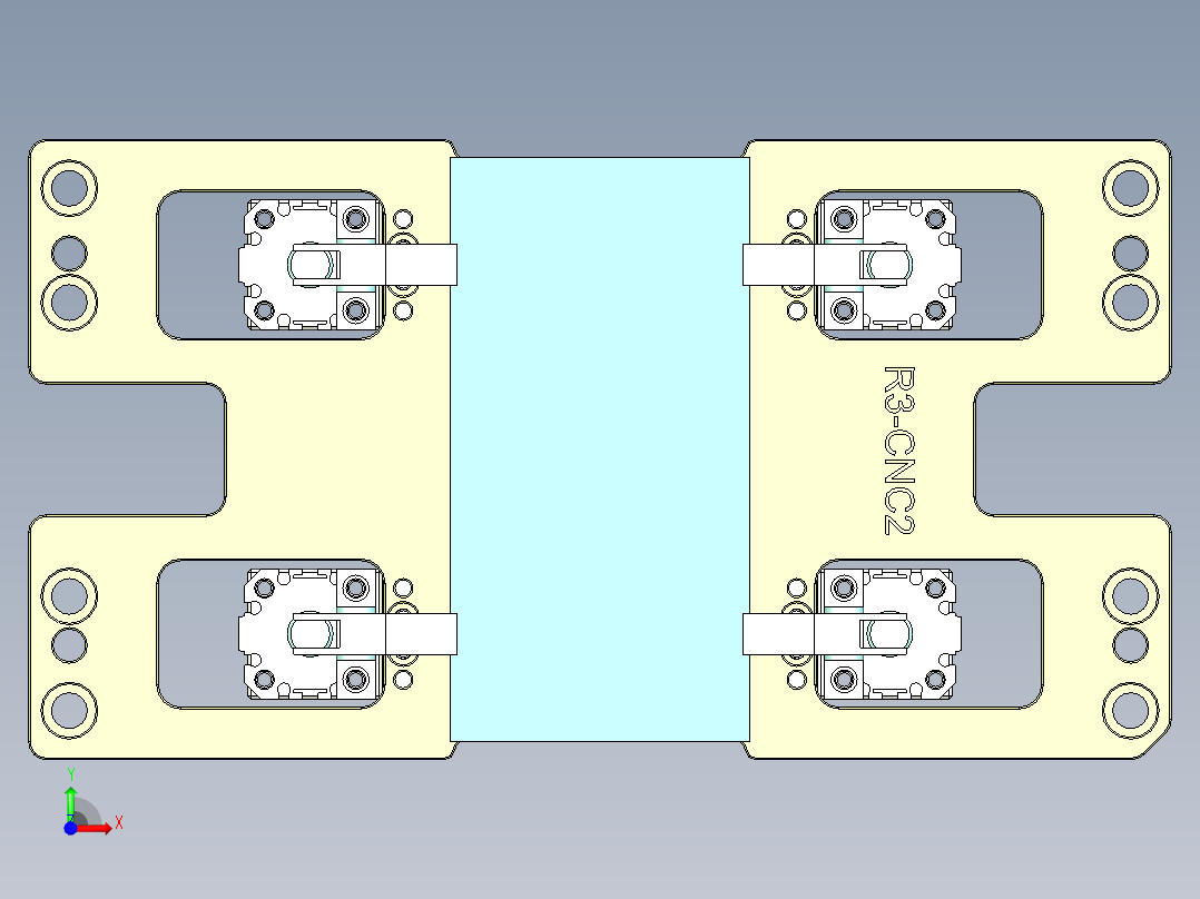 R3-CNC2-笔记本CNC工装夹具三维模型1109前视图